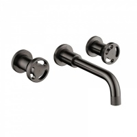 Henry Holt Wall Mounted Kitchen Tap - Gunmetal